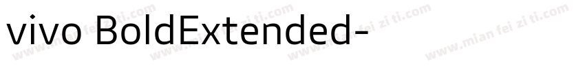 vivo BoldExtended字体转换
